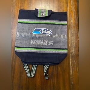 Seattle Seahawks Woven Baja Style Backpack/Totebag